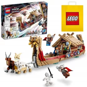    LEGO Super Heroes 76208 Kecske csónak + LEGO 6315792 VP PAPÍRTASKA KÖZEPES M 34X41X10 TE