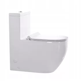    Kompakt WC CATANI sorozat (GEBERIT ciszterna) perem nélküli duroplast ülés OLASZORSZÁG