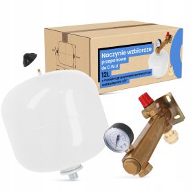   HMV tágulási tartály 12l-es tartály, 6. csoport Bar 3/4 gyorscsatlakozó