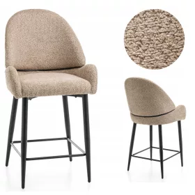   BOUCLE BEEGE GLAMOUR KÁRPÍTÁSÚ CHENILLE HOROG A BERGAMO ÉTKEZŐBE