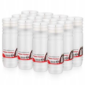 Gyertyabetétek Paraffin gyertyák Láng 5 nap (12 db)