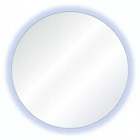   Fürdőszoba tükör - Gold&Chrome fali tükör, fém kerettel, 500 x 500 mm