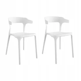   Szék X2 modern székek skandináv fehér szett a konyhai szalon otthonához