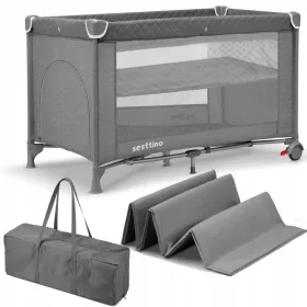    Utazóágy, KÉTSZINTES ÖSSZEHAJTHATÓ, Sesttino Lia Plus járóka