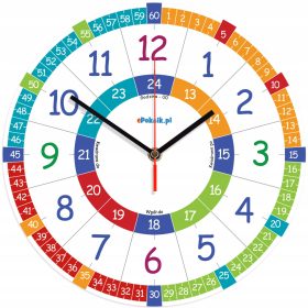  Kerek óra, 29 cm, analóg számlap