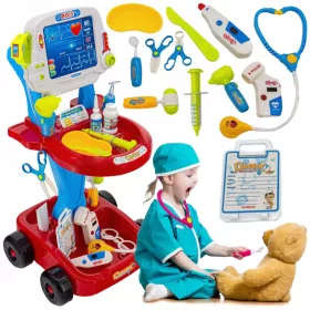    Orvoskocsi EKG készlet Tartozékok Little Doctor Doctor Effects Sztetoszkóp
