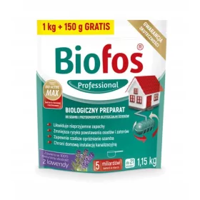    Porkészítmény szeptikus tartályokhoz Inco Biofos Professional 1 kg + 150 g