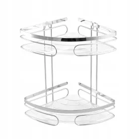  AWD fürdőszobai polc AWD02081421, krómozott huzal