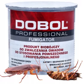    Füstbomba csótányok, kullancsok, szúnyogok, lepkék, hangyák, legyek, darazsak, pókok, bolhák, poloskák ellen Dobol 0,01 kg