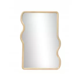   Fürdőszoba tükör - Westwing fali tükör, fa keret, 700 x 1000 mm