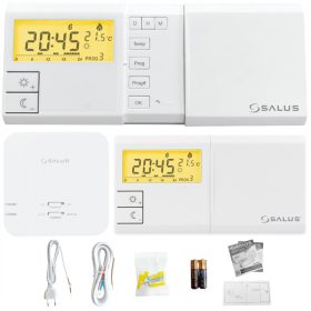   SALUS 091FLRFV2 SZABÁLYOZÓ TERMOSZTÁT KAZÁNKEMÉZÉHEZ 091FLRF V2 VEZETÉK NÉLKÜLI