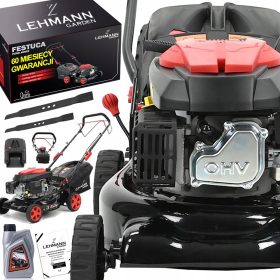    LEHMANN FESZTUCA BENZINNYÍRÁS HAJTÁSSAL 42cm KÉNYELMES talajtakaró XL