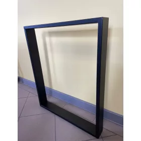   Acél láb tetőtéri 72x60cm 8x2cm fekete ipari ipar az asztal felső íróasztala alatt