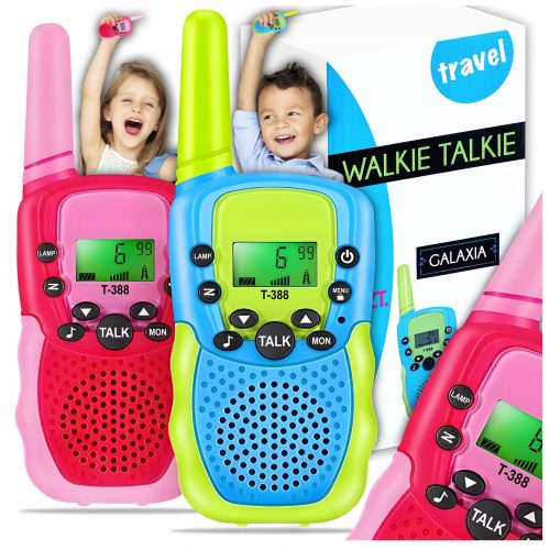  Walkie talkie, Łoki toki gyerekeknek, walkie-talkie, színes ajándék, 2 db.