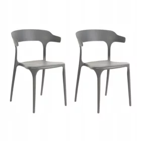   Székek x2 modern skandináv szék szürke szett a konyhai szalon otthonához