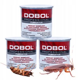   Rovarriasztó - Füstbomba csótányok, kullancsok, szúnyogok, lepkék, hangyák, legyek, darazsak, pókok, bolhák, poloskák ellen Dobol 0,01 kg 20 ml