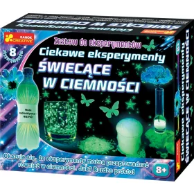    Glow-in-the-Dark Experiments Ranok-Creative 23970 + Klasszikus matricák Ranok-Creative 1 db.