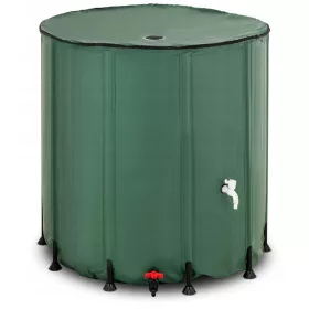   Esővízgyűjtő tartály - Esővíz tartály 750 l 100 x 100 cm zöld
