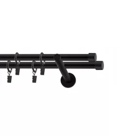   Kész függönyrúd - Dupla függönyrúd 19 mm + 19 mm 300 cm