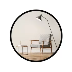   Fürdőszoba tükör - Lawabo tükör, fali bútor, kör, MDF keret, 700 x 700 mm