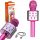  Karaoke mikrofon játék gyerekeknek hangszóróval ECHO Manta Bluetooth Pink