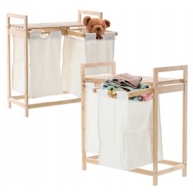   Ruhakosár - Chomik szennyeskosár 0l, fehér, barna és bézs árnyalatok