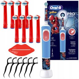    ORAL-B VITALITY PRO 103 KIDS SPIDERMAN FOGKEFE + TARTOZÉKOK