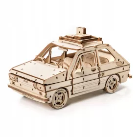    Little Story Wooden Puzzle 3D modell barkácsolás - Fiat 126P Maluch