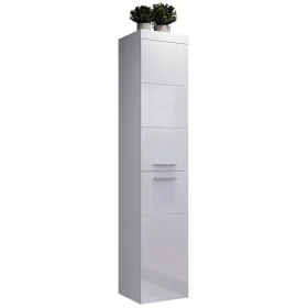    Függesztett fürdőszoba oszlop, fehér fényű, 35x33x170, elegáns, Hoton