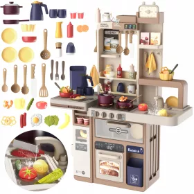    Nagy Gyermek Konyhai Páraelszívó Vízgőz Modern Tűzhely 75 db. MATADI