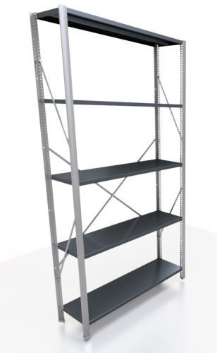 Fém raktári polc 200 x 95 x 30 cm
