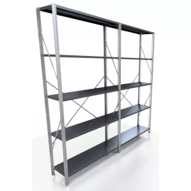 Fém raktári polc 200 x 185 x 30 cm