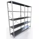 Fém raktári polc 200 x 185 x 40 cm