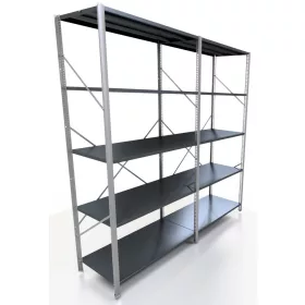 Fém raktári polc 200 x 185 x 50 cm