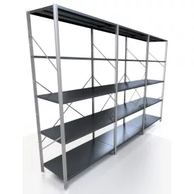 Fém raktári polc 200 x 275 x 50 cm