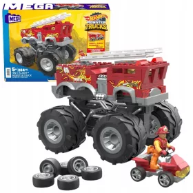    Hot Wheels Monster Trucks Mega – megépíthető jármű 5 riasztóval + ATV buggykészlet HHD19