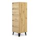  TopEshop Scandi 5S komód 40 x 39 x 120,5 cm kézműves tölgy matt