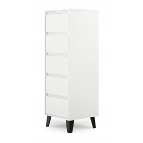  TopEshop Scandi 5S komód 40 x 39 x 120,5 cm fehér fehér
