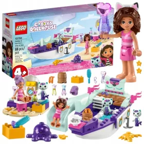    LEGO Gabi macskaháza 1078656 LEGO HAJÓ ÉS SPA GABI BABAHOZ MERMAID CAT HOUSE GYEREK KÉSZLET