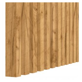   3D fali léc díszítő panelek 28x37mm 3D OAK Craft Golden natúr