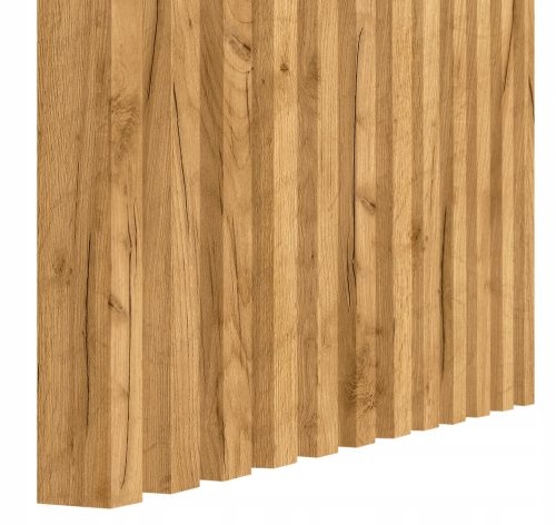 3D fali léc díszítő panelek 28x37mm 3D OAK Craft Golden natúr