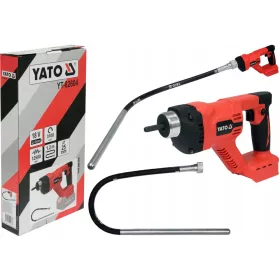   YATO BETON VIBRÁTOR REZGŐ PÁPA + 18V AKKUMULÁTOR HAJTÁSI TEST