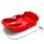  MŰANYAG SZÁNKA HÁTÁMÁVAL ÉS FÉKEKKEL BABY MIX SPEED BOB RED