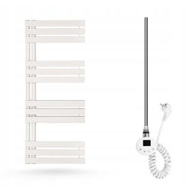    Elektromos létra fürdőszoba radiátor Sophia 1180x600 - 600W fehér
