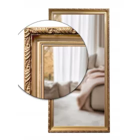    LED háttérvilágítású fürdőszobai tükör 80x70 cm vízszintes + érintőkapcsoló