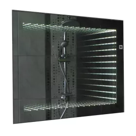    Négyszögletű vízszintes tükör 120x80 cm LED háttérvilágítás + kapcsoló