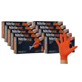   MTS biztonság és védelem Nitril GRIP Narancs kesztyű narancs erős gogrip méret 8 - M 250 pár