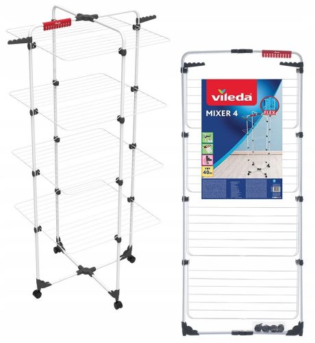 Ruhaszárító - VILEDA Mixer 4 Tower függőleges állószárító