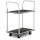 2 polcos szervizkocsi 72x43cm 120kg MSW-PW-120