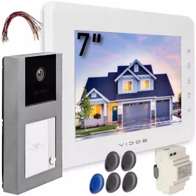   Monitor vagy videó kaputelefon VIDOS X M12W + 2 belső termék